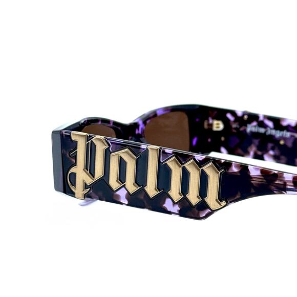 New, PALM ANGELS Sunglasses Angel PERI007 3464 Authentic - Picture 9 of 13